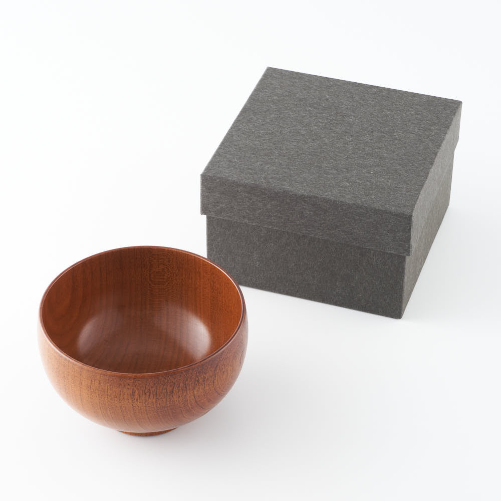 白鷺木工 しらさぎ椀 M 桜 漆茶 白鷺木工 木工もの