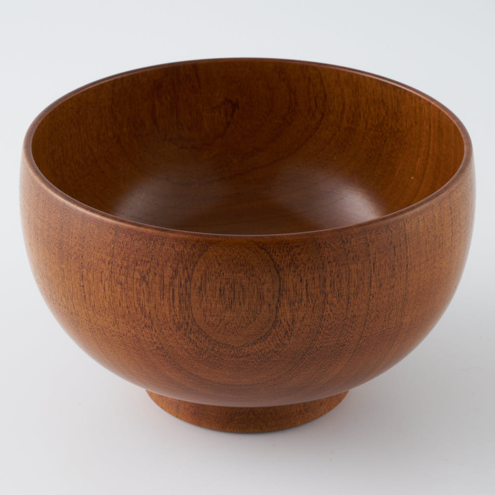 白鷺木工 しらさぎ椀 M 桜 漆茶 白鷺木工 木工もの