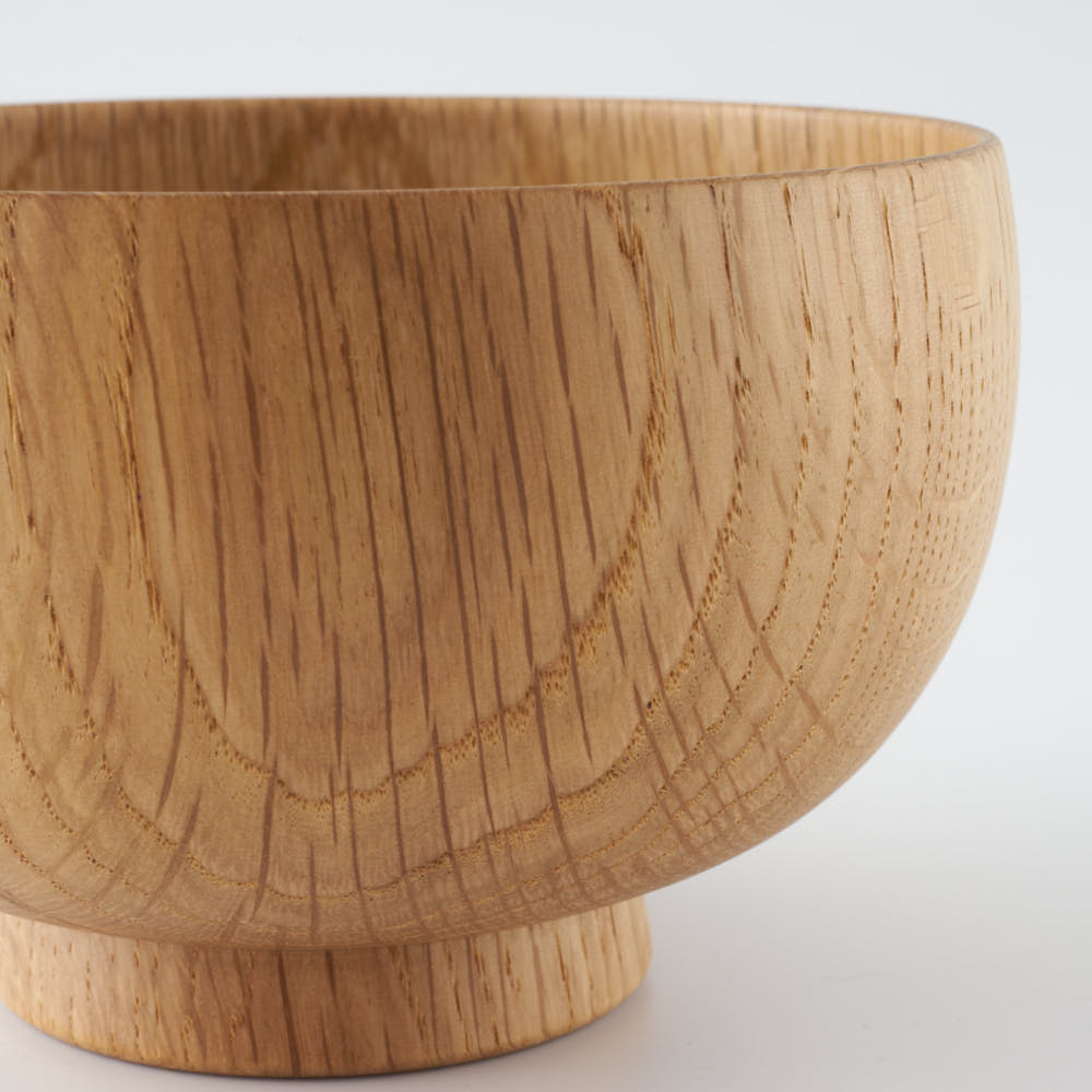 白鷺木工 しらさぎ椀 M 楢 ナチュラル 白鷺木工 木工もの