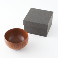 白鷺木工 しらさぎ椀 M 楢 漆茶 白鷺木工 木工もの