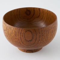 白鷺木工 しらさぎ椀 M 楢 漆茶 白鷺木工 木工もの