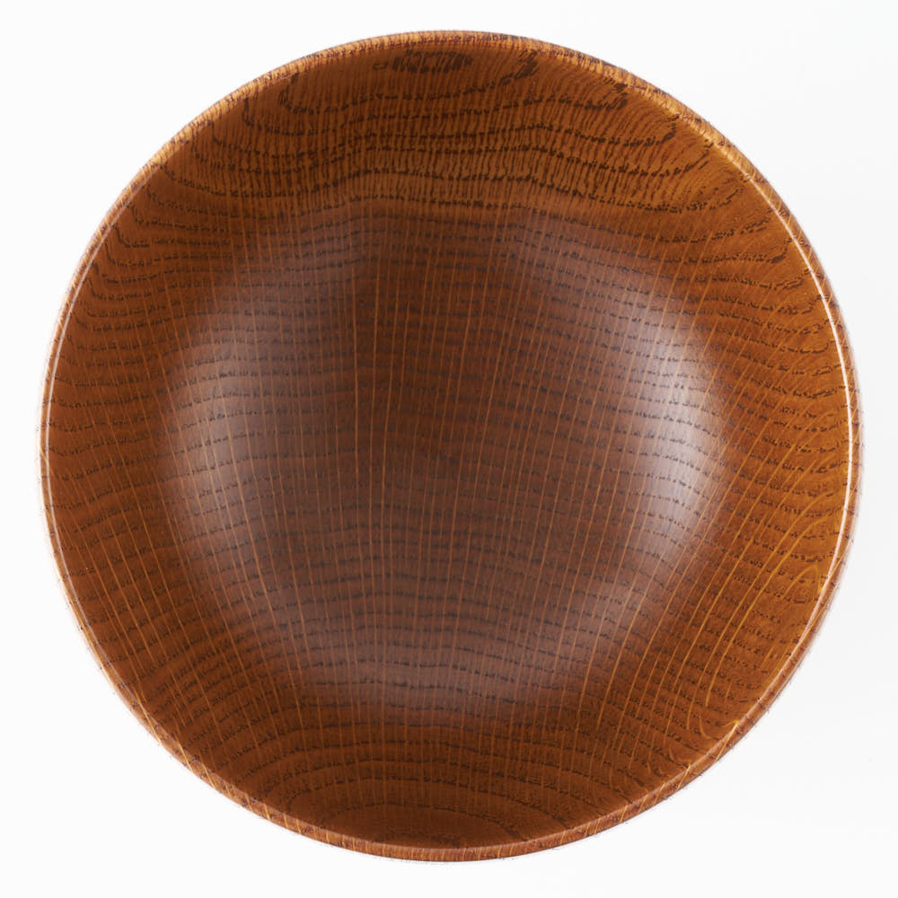 白鷺木工 しらさぎ椀 M 楢 漆茶 白鷺木工 木工もの