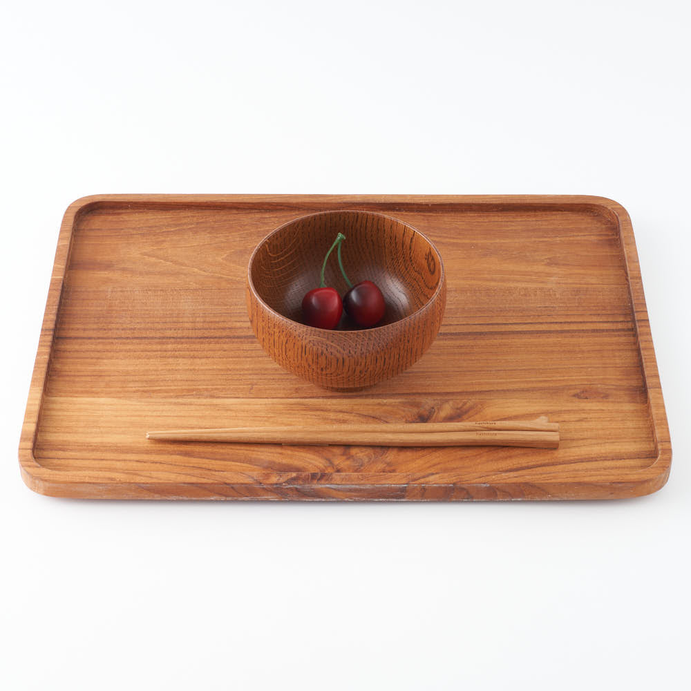 白鷺木工 しらさぎ椀 M 楢 漆茶 白鷺木工 木工もの