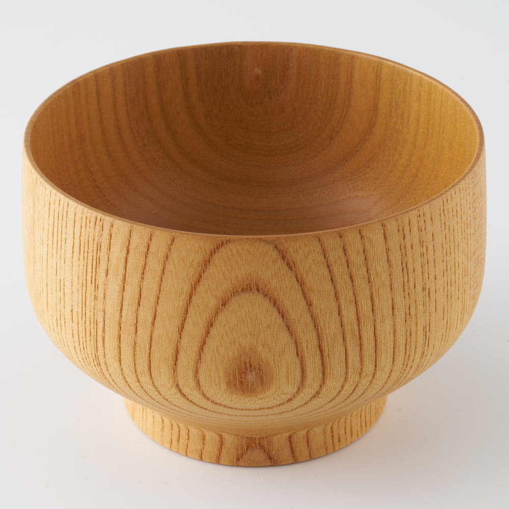 白鷺木工 サブロク椀 布袋 欅 ナチュラル 白鷺木工 木工もの