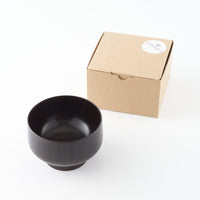 白鷺木工 サブロク椀 布袋 欅 漆黒 白鷺木工 木工もの