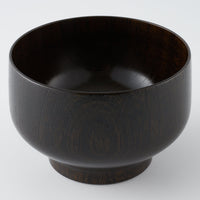 白鷺木工 サブロク椀 布袋 欅 漆黒 白鷺木工 木工もの