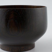 白鷺木工 サブロク椀 布袋 欅 漆黒 白鷺木工 木工もの