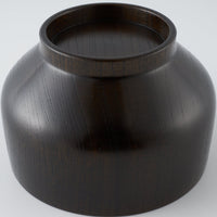 白鷺木工 サブロク椀 布袋 欅 漆黒 白鷺木工 木工もの