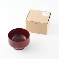 白鷺木工 サブロク椀 布袋 欅 漆赤 白鷺木工 木工もの