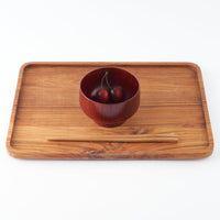 白鷺木工 サブロク椀 布袋 欅 漆赤 白鷺木工 木工もの