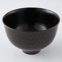 白鷺木工 サブロク椀 百合 欅 漆黒 白鷺木工 木工もの