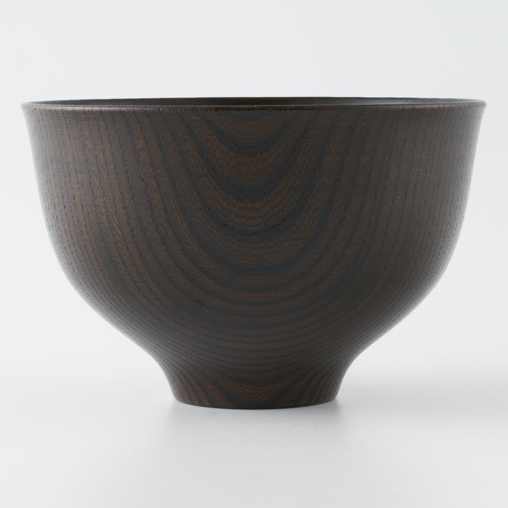 白鷺木工 サブロク椀 百合 欅 漆黒 白鷺木工 木工もの