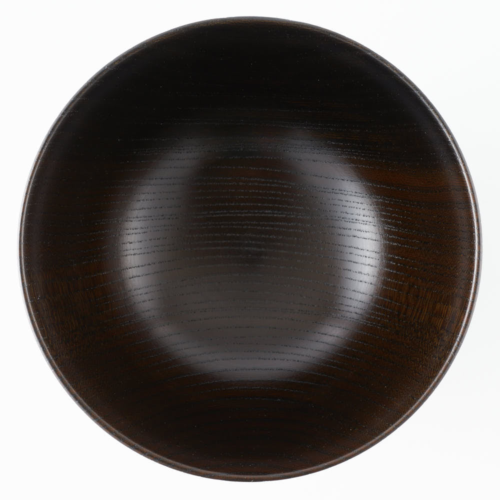 白鷺木工 サブロク椀 百合 欅 漆黒 白鷺木工 木工もの