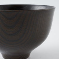 白鷺木工 サブロク椀 百合 欅 漆黒 白鷺木工 木工もの