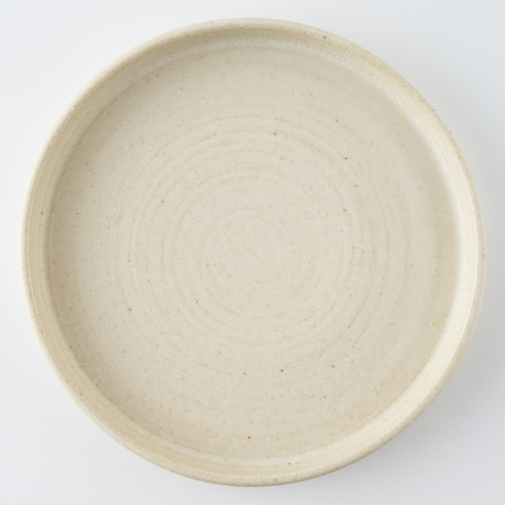 Deep Gorge FLAT S Eggshell(白) Deep Gorge 陶磁器作家もの