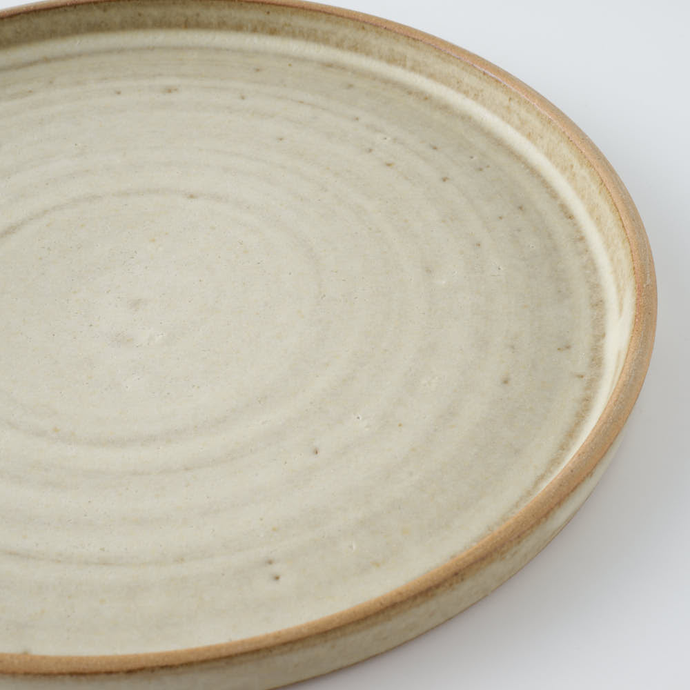 Deep Gorge FLAT S SAND(ベージュ) Deep Gorge 陶磁器作家もの