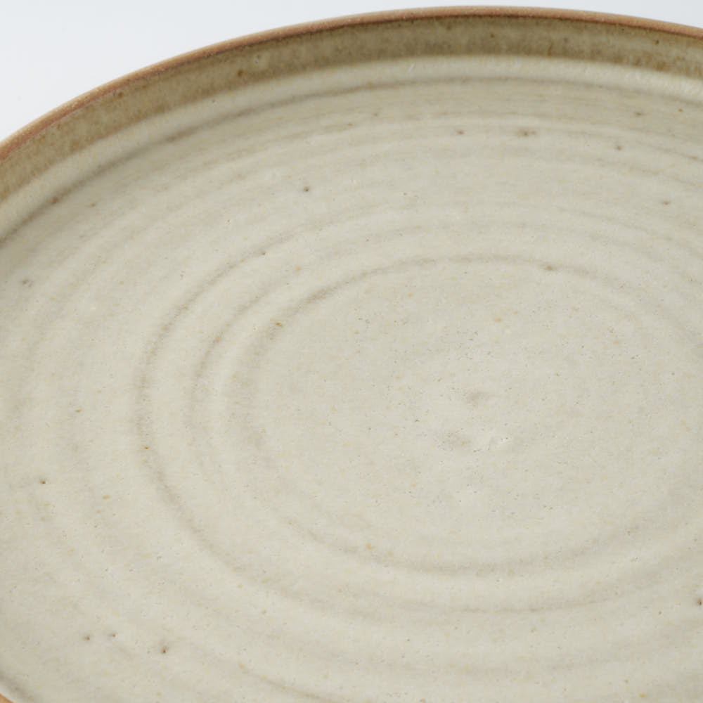 Deep Gorge FLAT S SAND(ベージュ) Deep Gorge 陶磁器作家もの