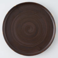 Deep Gorge FLAT S acorn & tan(焦茶 x 黄) Deep Gorge 陶磁器作家もの