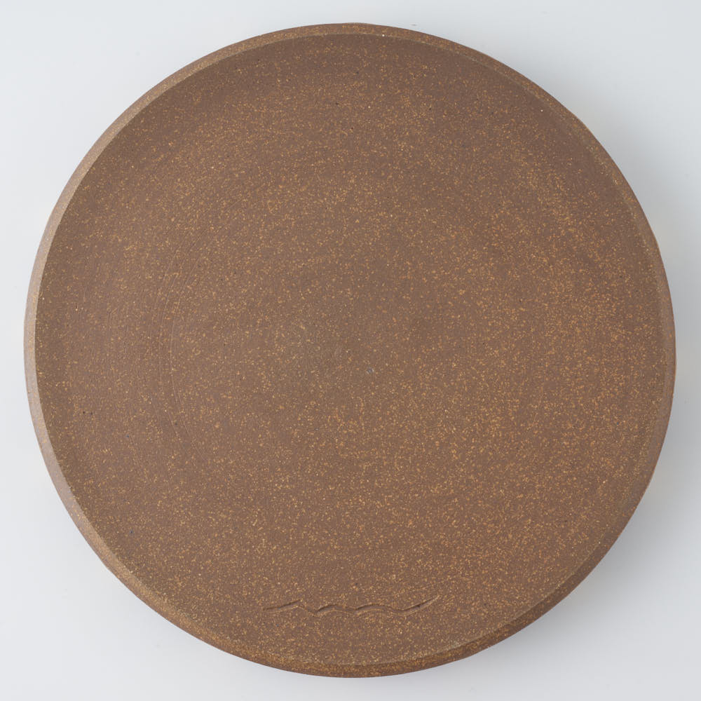 Deep Gorge FLAT S acorn & tan(焦茶 x 黄) Deep Gorge 陶磁器作家もの