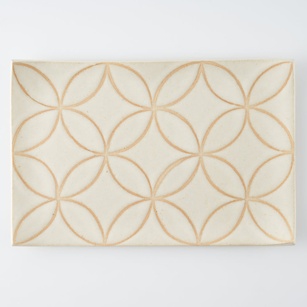 作家 エヴァンズ高田寛子 REC L-FLOWER Eggshell(白) 作家 エヴァンズ高田寛子 陶磁器作家もの