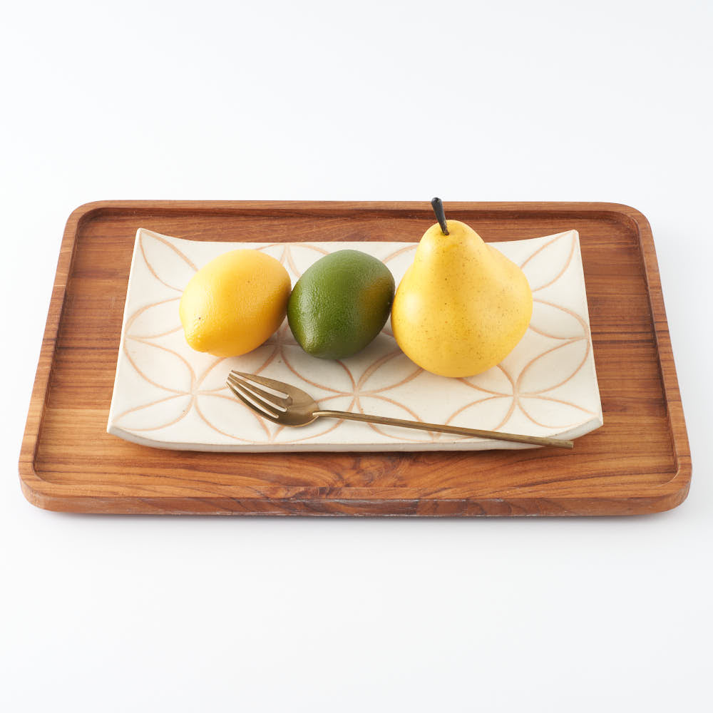 作家 エヴァンズ高田寛子 REC L-FLOWER Eggshell(白) 作家 エヴァンズ高田寛子 陶磁器作家もの