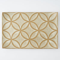 Deep Gorge REC L-FLOWER SAND(ベージュ) Deep Gorge 陶磁器作家もの