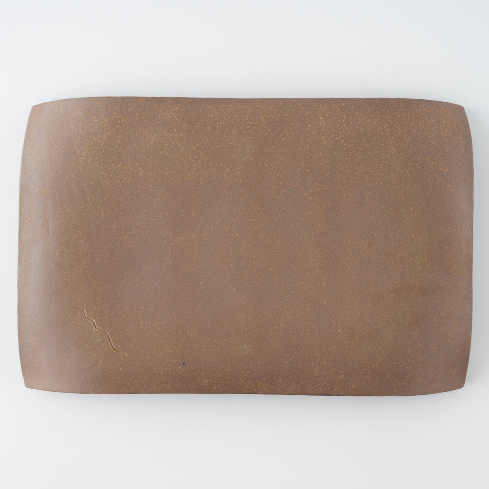 作家 エヴァンズ高田寛子 REC L-FLOWER acorn & tan(焦茶 x 黄) 作家 エヴァンズ高田寛子 陶磁器作家もの