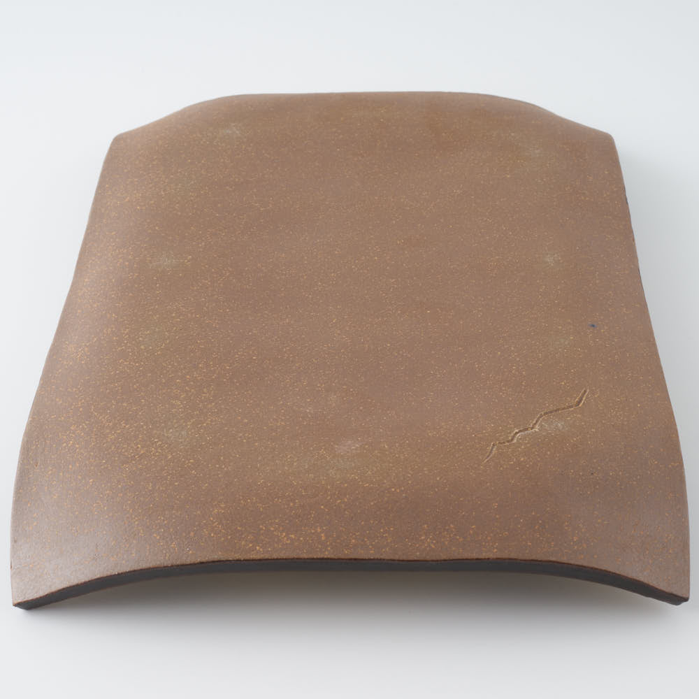 作家 エヴァンズ高田寛子 REC L-FLOWER acorn & tan(焦茶 x 黄) 作家 エヴァンズ高田寛子 陶磁器作家もの