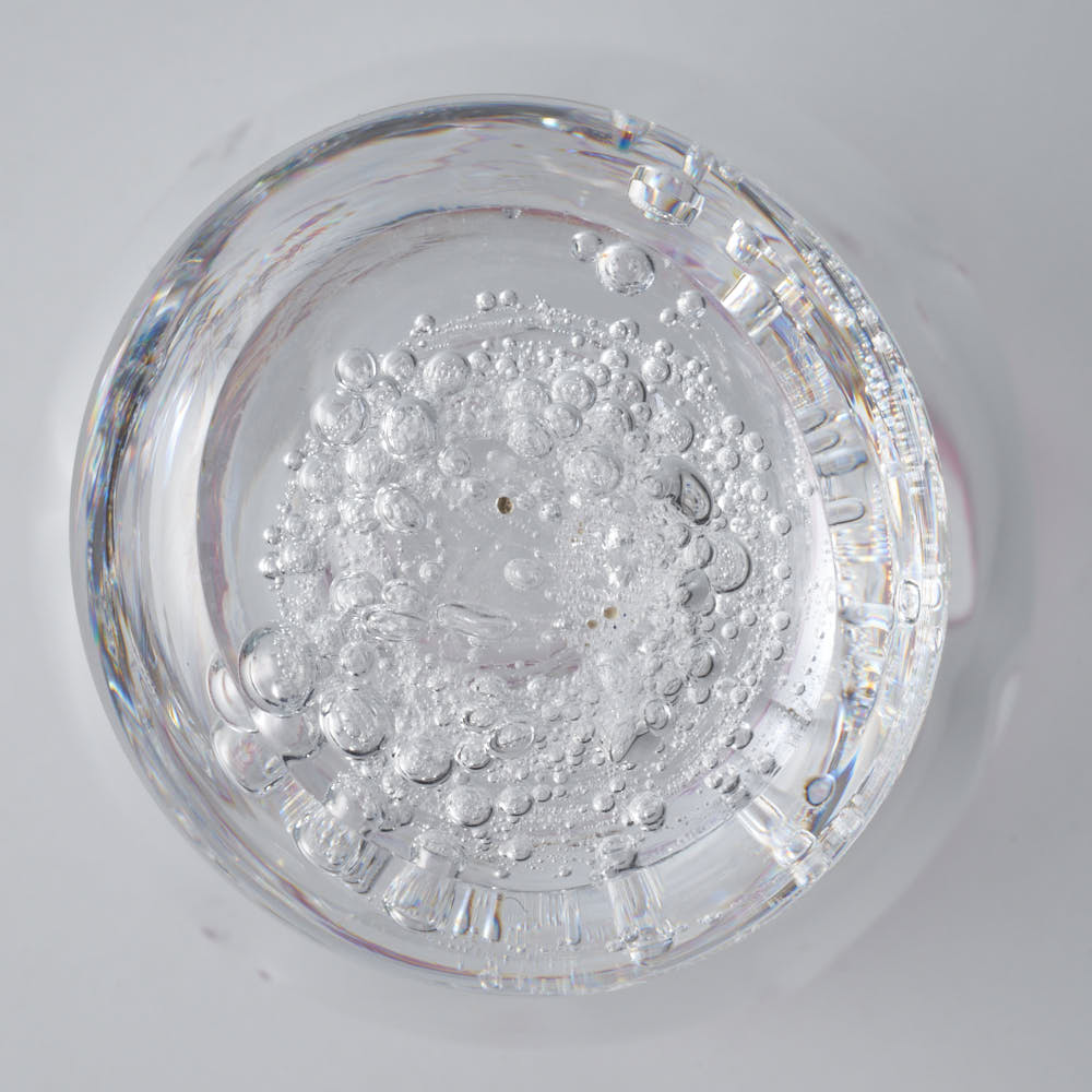 ガラス作家 梶原理恵子 氷玉グラス (口巻きVer.) ピンク ガラス作家 梶原理恵子 ガラスもの