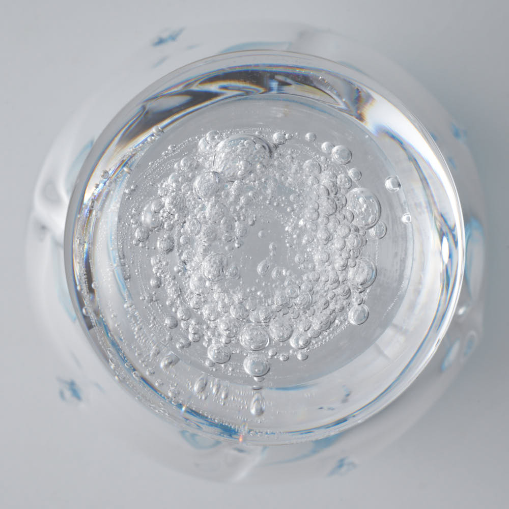 ガラス作家 梶原理恵子 氷玉グラス (口巻きVer.) ブルー ガラス作家 梶原理恵子 ガラスもの