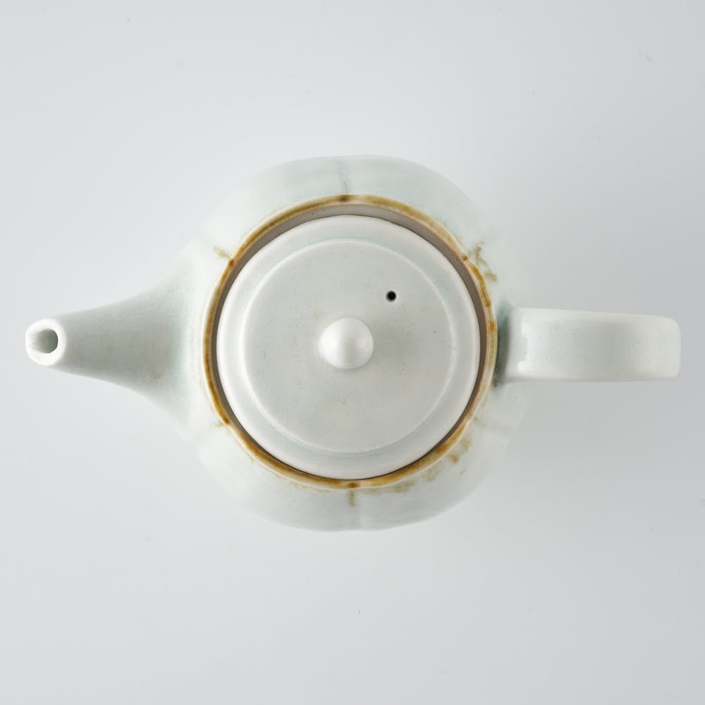 作家 水谷和音 輪花ポット(灰釉) 作家 水谷和音 陶磁器作家もの