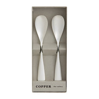 COPPER the cutlery 銅製スプーン2本セット(シルバーマット) COPPER the cutlery 金工もの