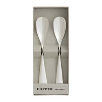 COPPER the cutlery 銅製スプーン2本セット(シルバーミラー) COPPER the cutlery 金工もの