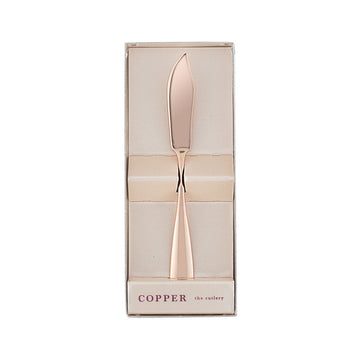 COPPER the cutlery　銅製バターナイフ(ピンクゴールドミラー) COPPER the cutlery 金工もの
