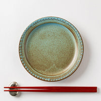 波佐見焼 藍染窯 ブロンズ 15センチプレート ブルー 波佐見焼 藍染窯 波佐見焼