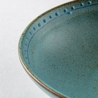 波佐見焼 藍染窯 ブロンズ オーバルボウル ブルー 波佐見焼 藍染窯 波佐見焼