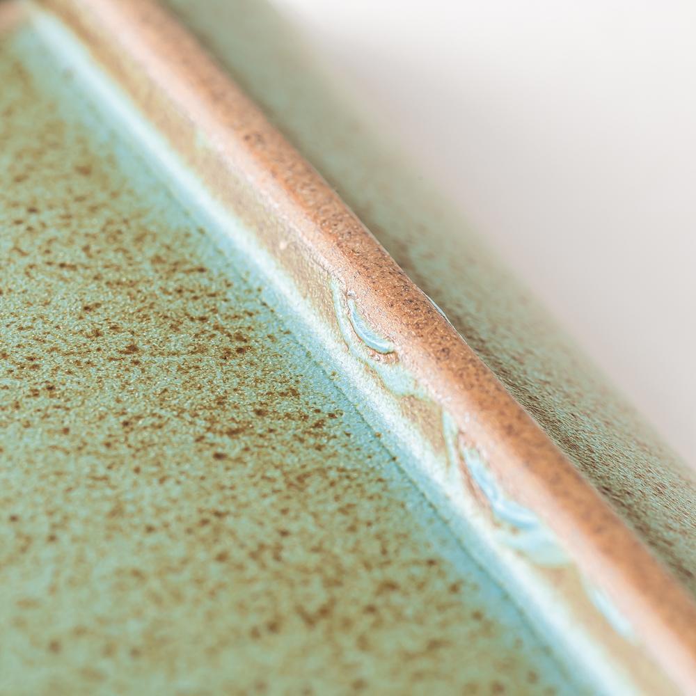 波佐見焼 藍染窯 ブロンズ 正角皿 ブルー 波佐見焼 藍染窯 波佐見焼