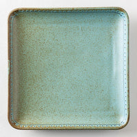 波佐見焼 藍染窯 ブロンズ 正角皿 ブルー 波佐見焼 藍染窯 波佐見焼
