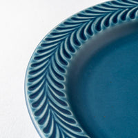 波佐見焼 翔芳窯 ローズマリー リムプレートM(デニム) 波佐見焼 翔芳窯 波佐見焼