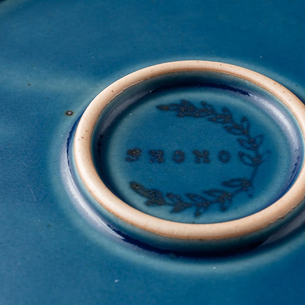 波佐見焼 翔芳窯 ローズマリー リムプレートM(デニム) 波佐見焼 翔芳窯 波佐見焼