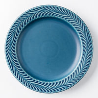 波佐見焼 翔芳窯 ローズマリー リムプレートM(デニム) 波佐見焼 翔芳窯 波佐見焼