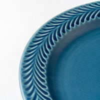 波佐見焼 翔芳窯 ローズマリー リムプレートL(デニム) 波佐見焼 翔芳窯 波佐見焼