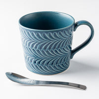 波佐見焼 翔芳窯 ローズマリー マグカップ(デニム) 波佐見焼 翔芳窯 波佐見焼