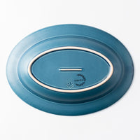 波佐見焼 翔芳窯 ローズマリー リムオーバル(デニム) 波佐見焼 翔芳窯 波佐見焼