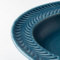 波佐見焼 翔芳窯 ローズマリー リムオーバル(デニム) 波佐見焼 翔芳窯 波佐見焼