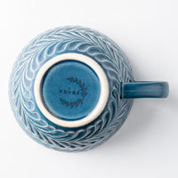 波佐見焼 翔芳窯 ローズマリー スープカップ(デニム) 波佐見焼 翔芳窯 波佐見焼