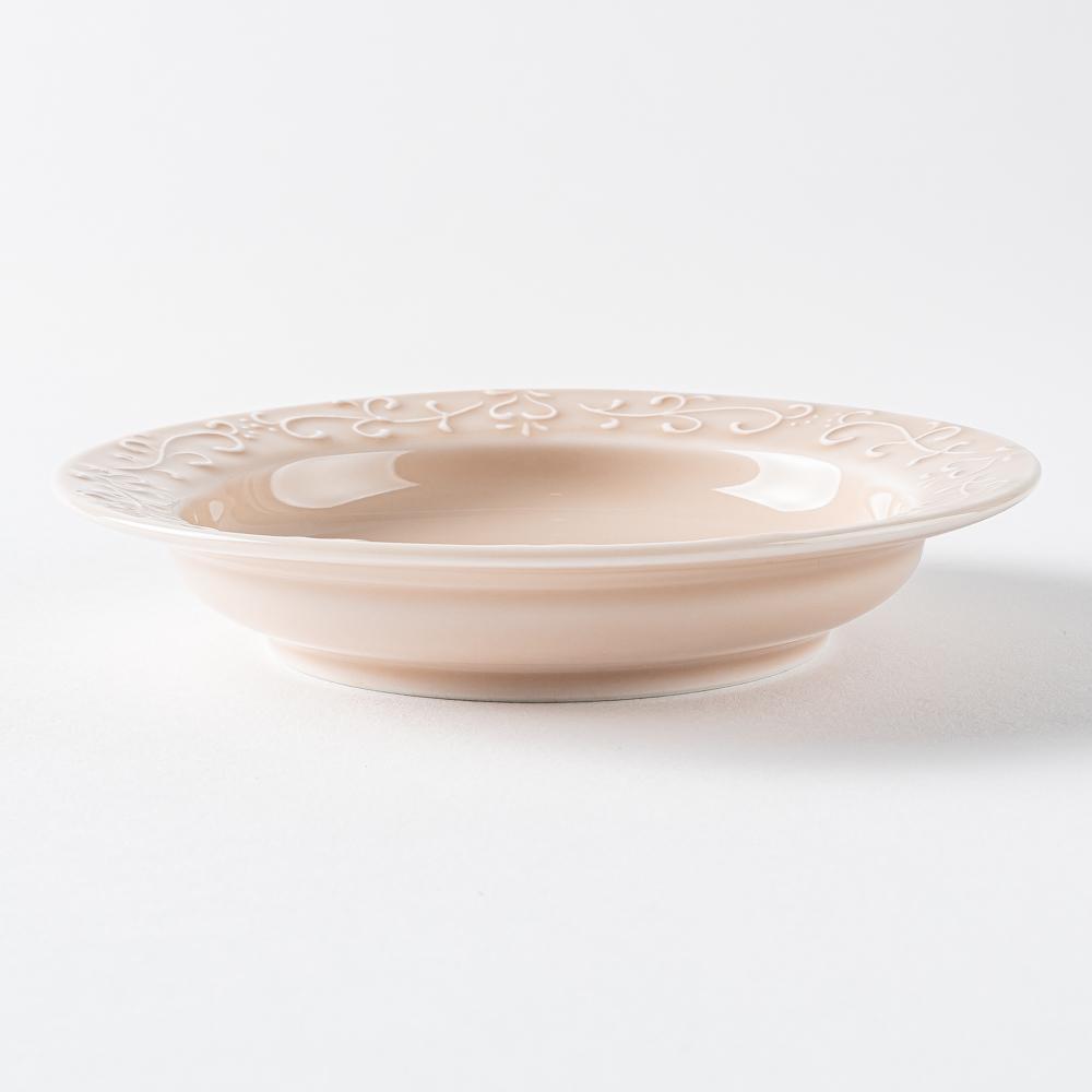 波佐見焼 永泉 いっちんハートフル 4寸皿(マーメイドピンク) 波佐見焼 永泉 波佐見焼