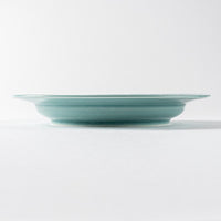 波佐見焼 永泉 いっちんハートフル 6寸リム皿(ターコイズ) 波佐見焼 永泉 波佐見焼