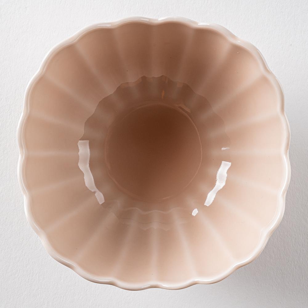 波佐見焼 永泉 ナチュラル四ツ菊 小鉢(マーメイドピンク) 波佐見焼 永泉 波佐見焼