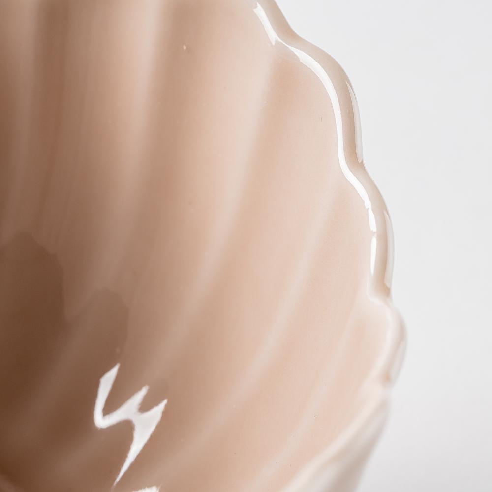 波佐見焼 永泉 ナチュラル四ツ菊 小鉢(マーメイドピンク) 波佐見焼 永泉 波佐見焼